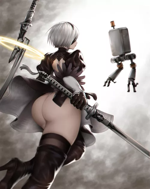 2B's perfect cheeks (nyatokanyaru)