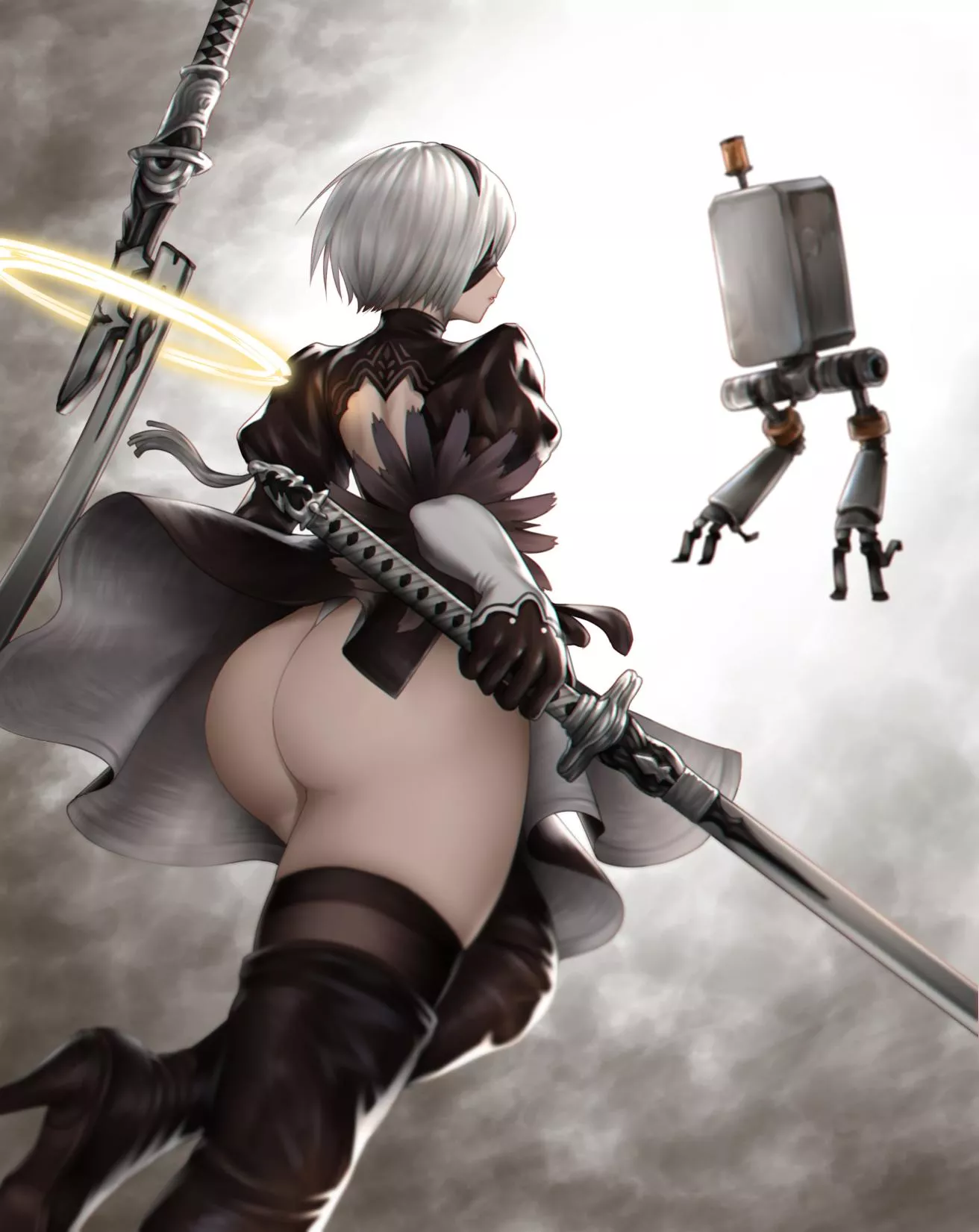 2B's perfect cheeks (nyatokanyaru)