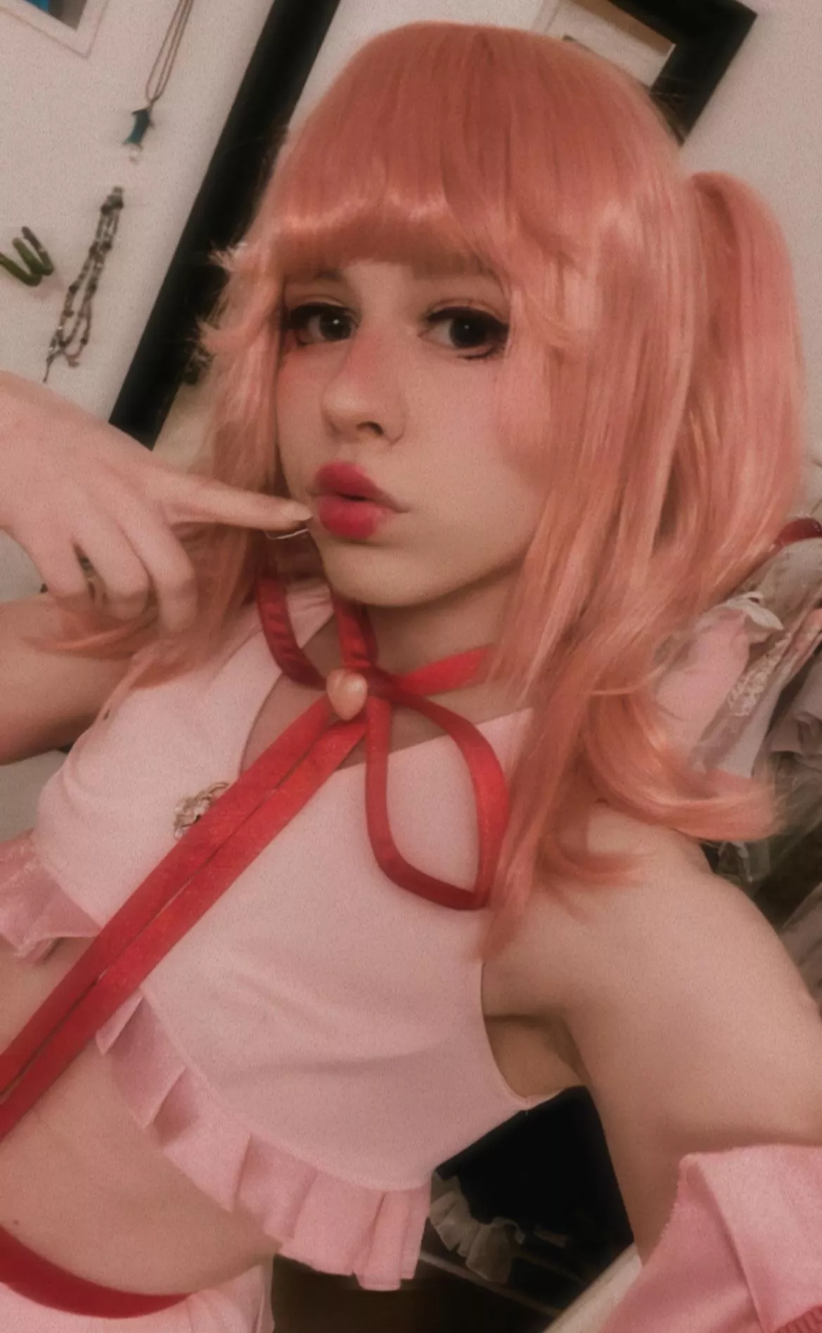 all dolled up :3 can you guess the character?