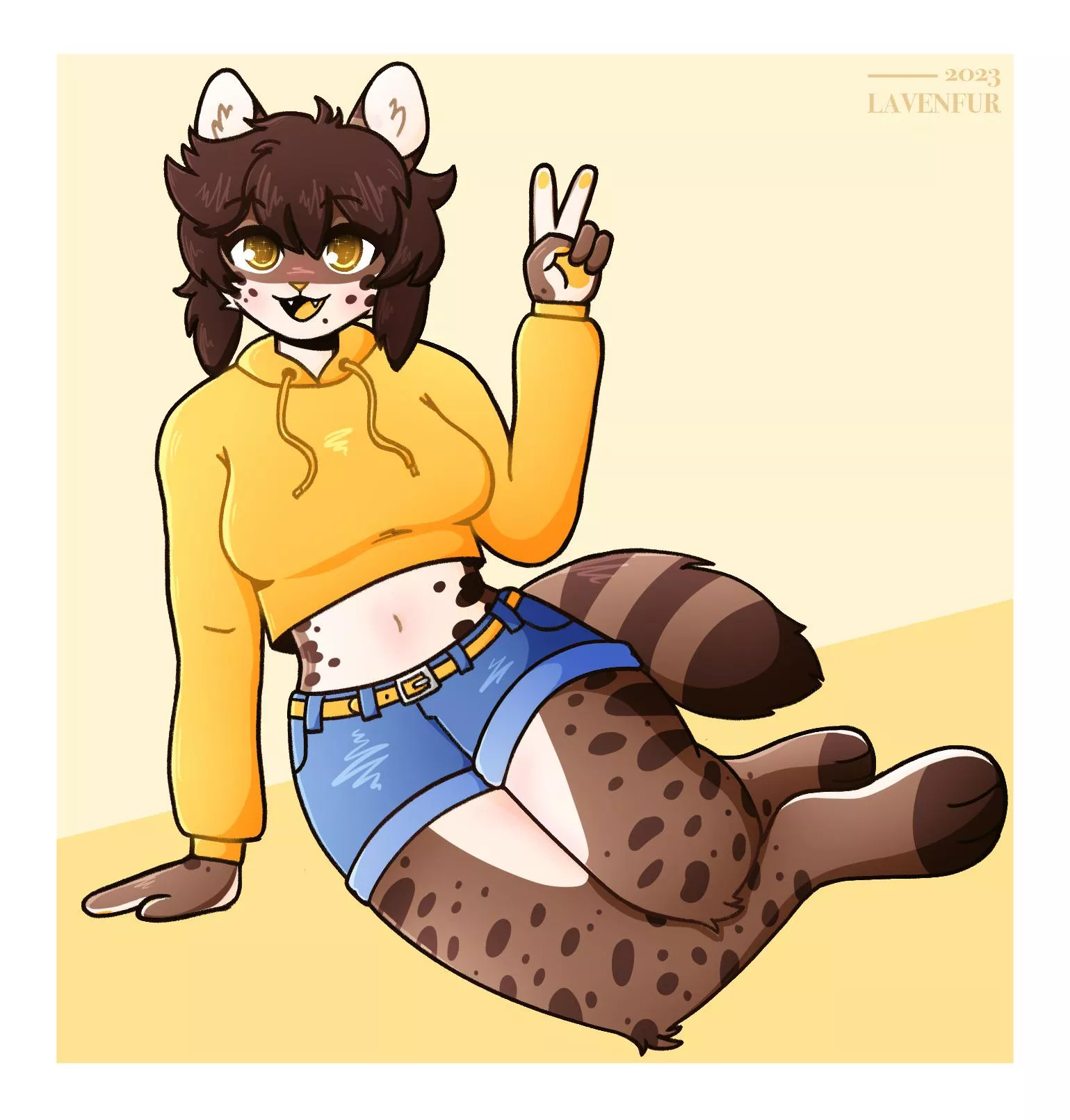 Art trade with my pal minkytaro 💛 (By me: @Lavenfur on twitter)‬