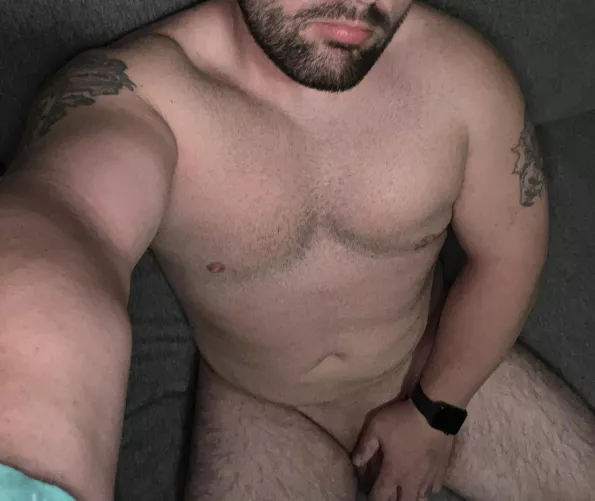 Chubby dad after a long day at Disney