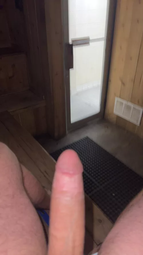 Hoping someone would walk in