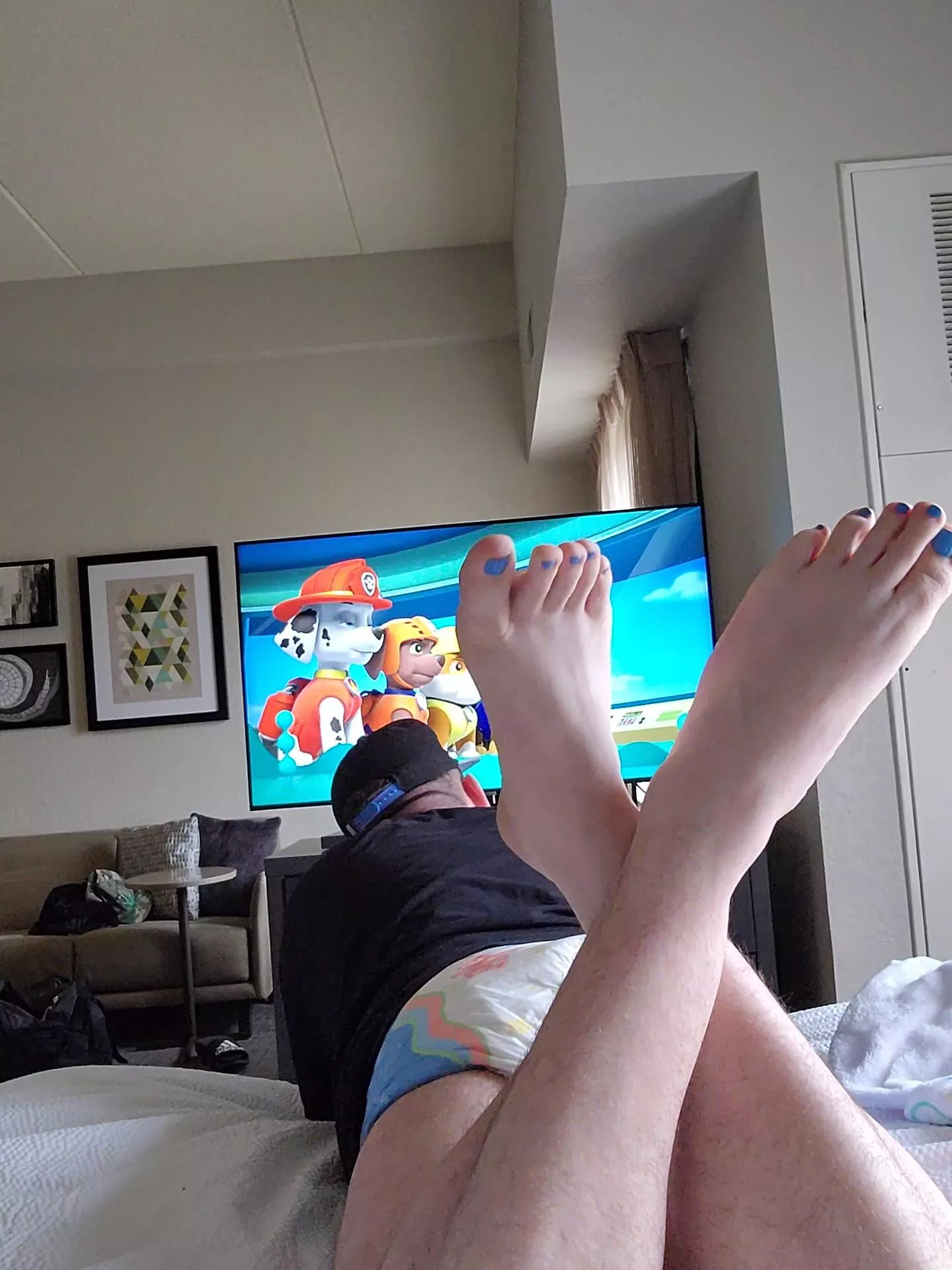 I love watching Paw Patrol while diapered 😊