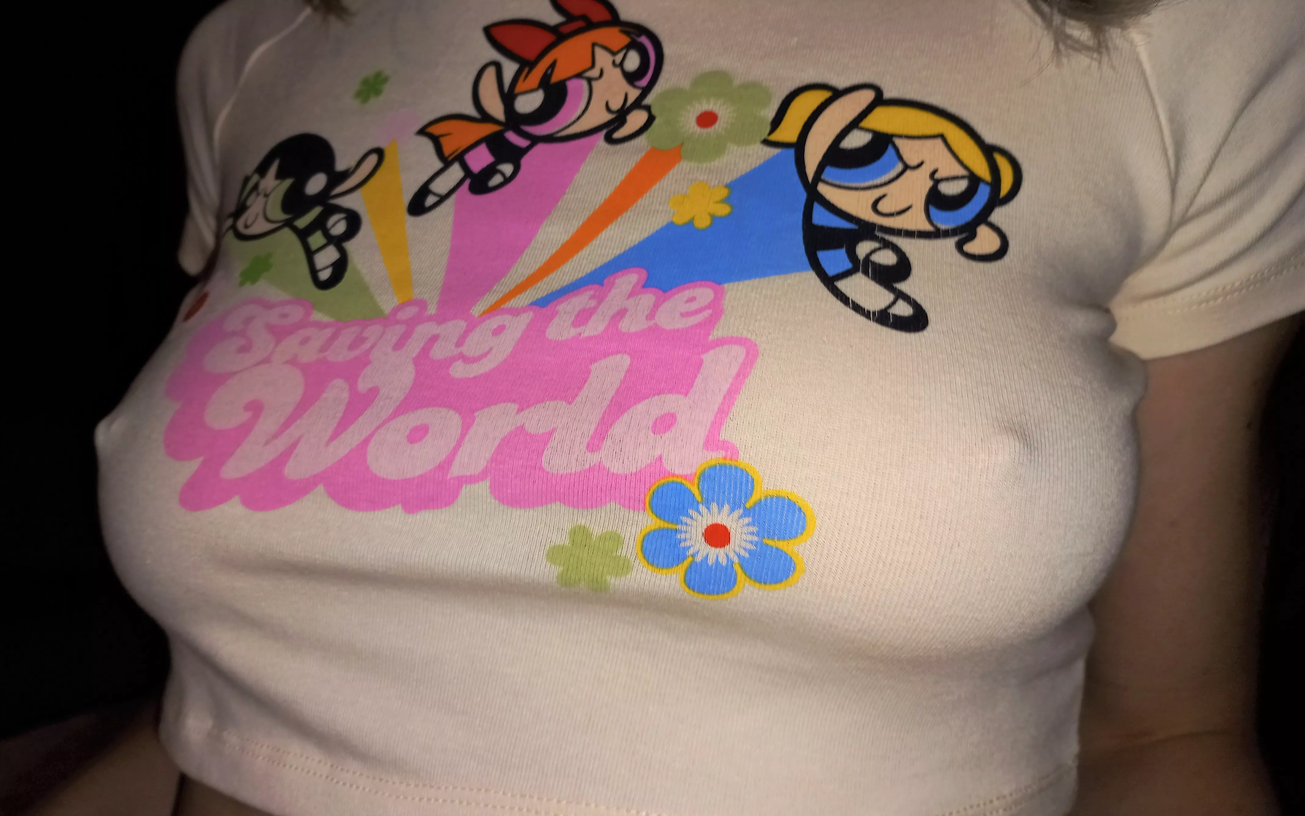 I wonder if they'll notice I'm not wearing a bra