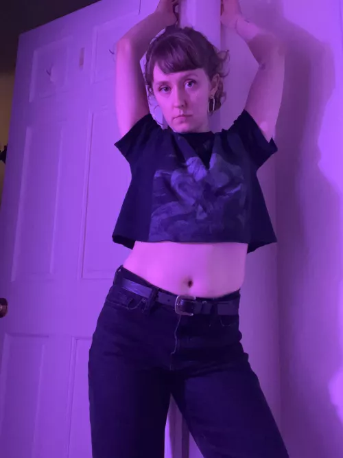 Just a cropped band t-shirt!