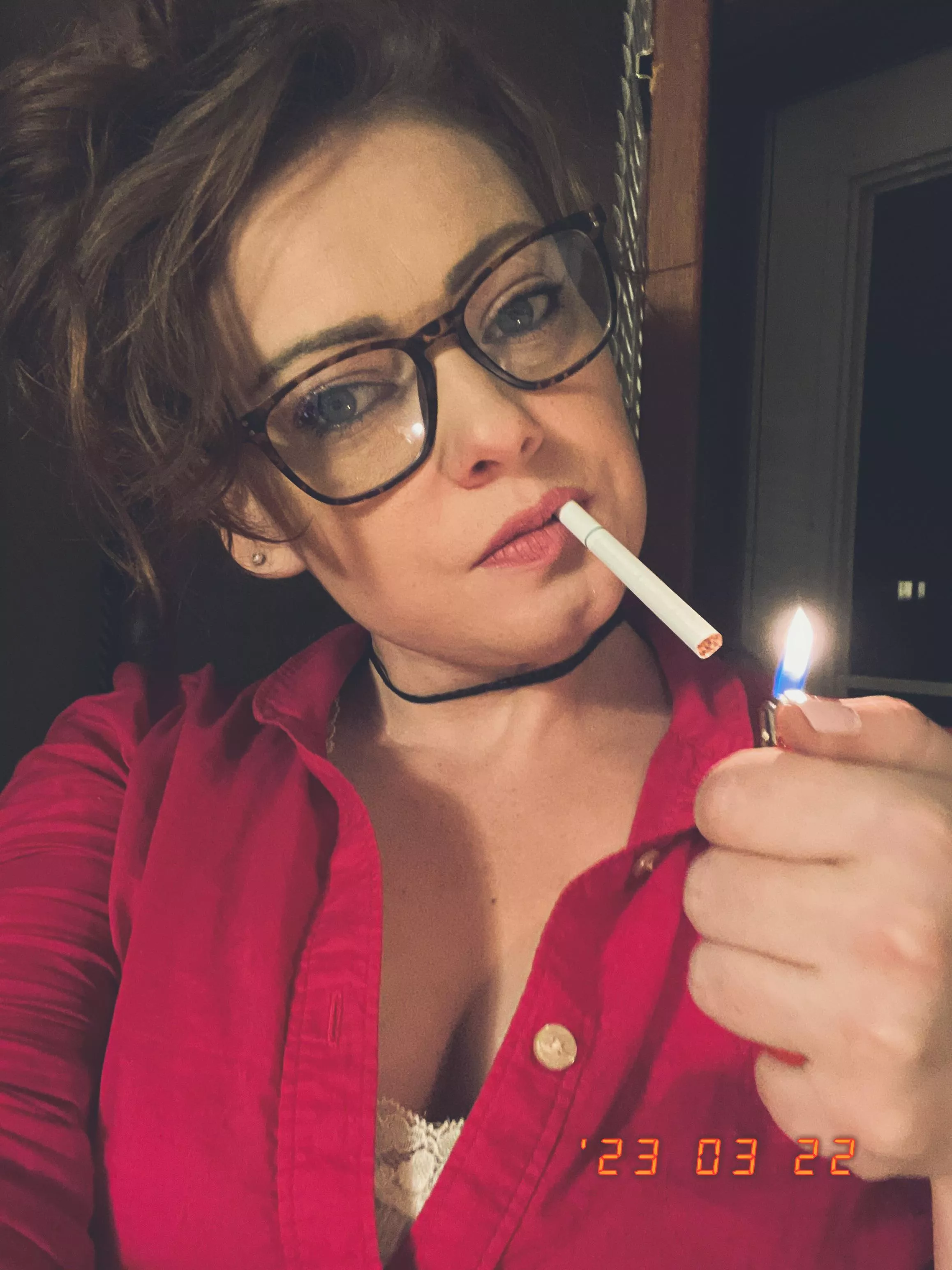 Late nights are for deep, deep drags