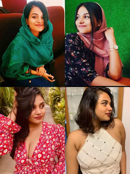 Mallu influencer Rizwana Fathaudeen 4 years back vs now