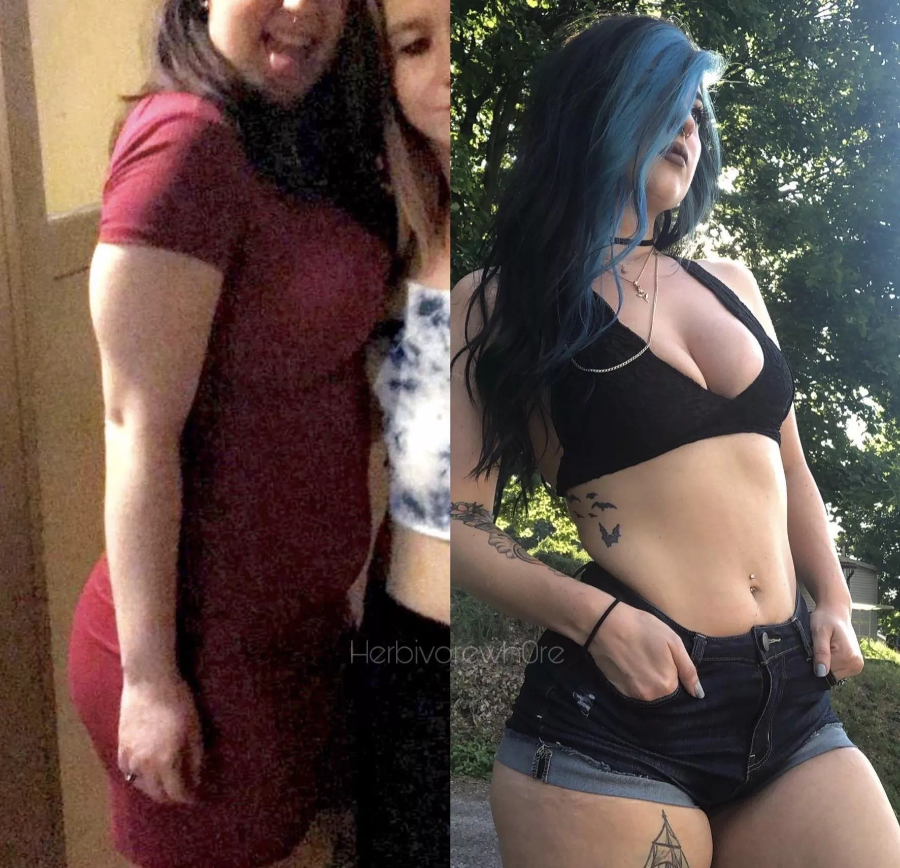 My 1 year transformation: hope you like it!