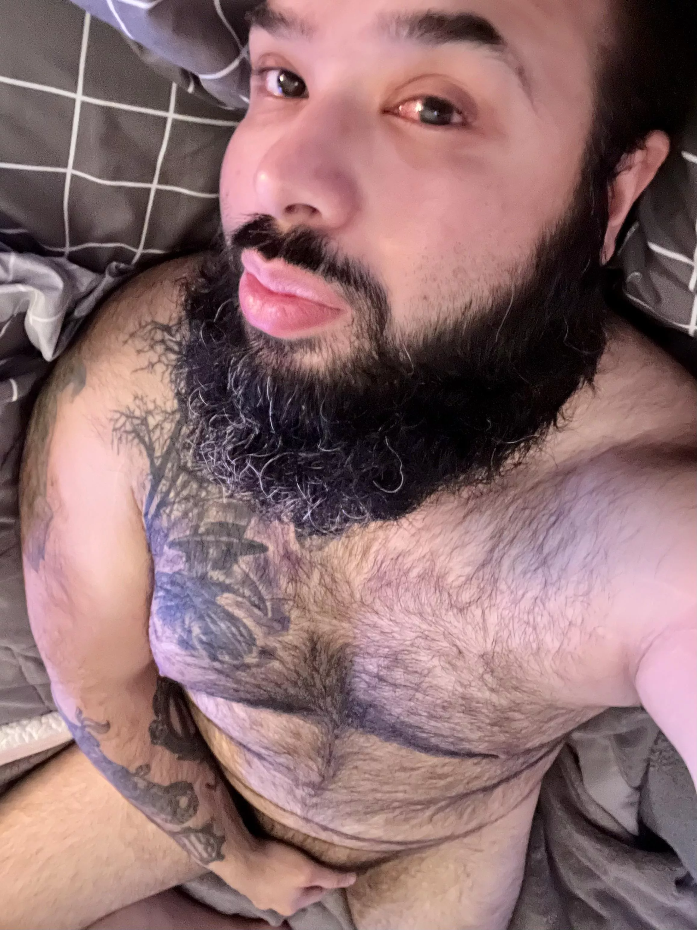Need a chubby dude in bed with you this morning?