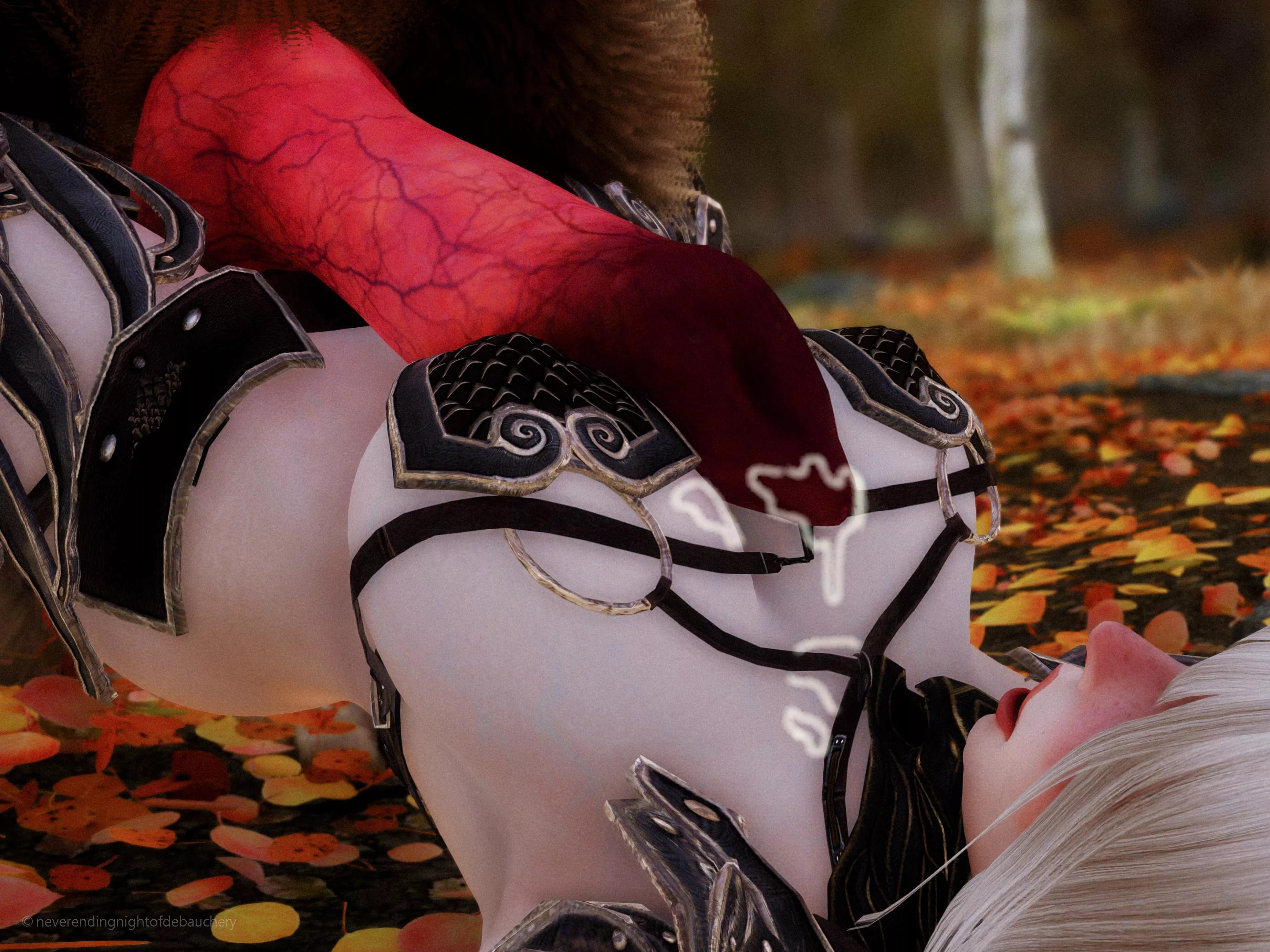 No one told her there were GIANT wolves in the rift