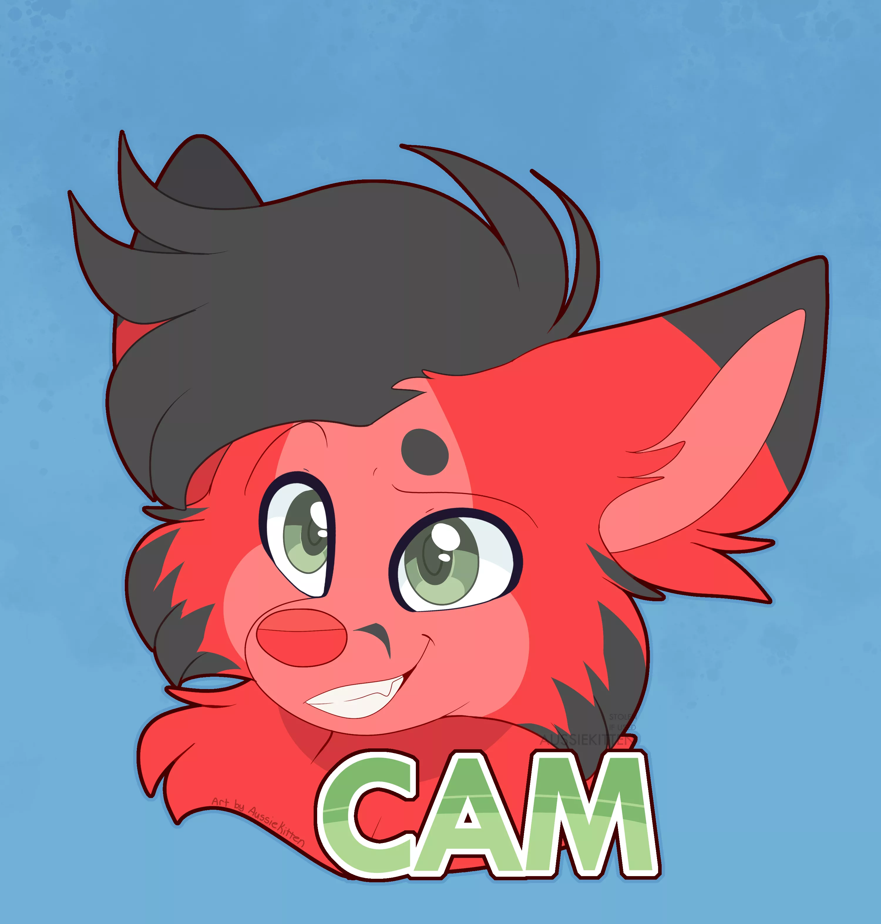 Oh yeah? | [Art by myself @aussie_kitten | Comm for cams_existance ]