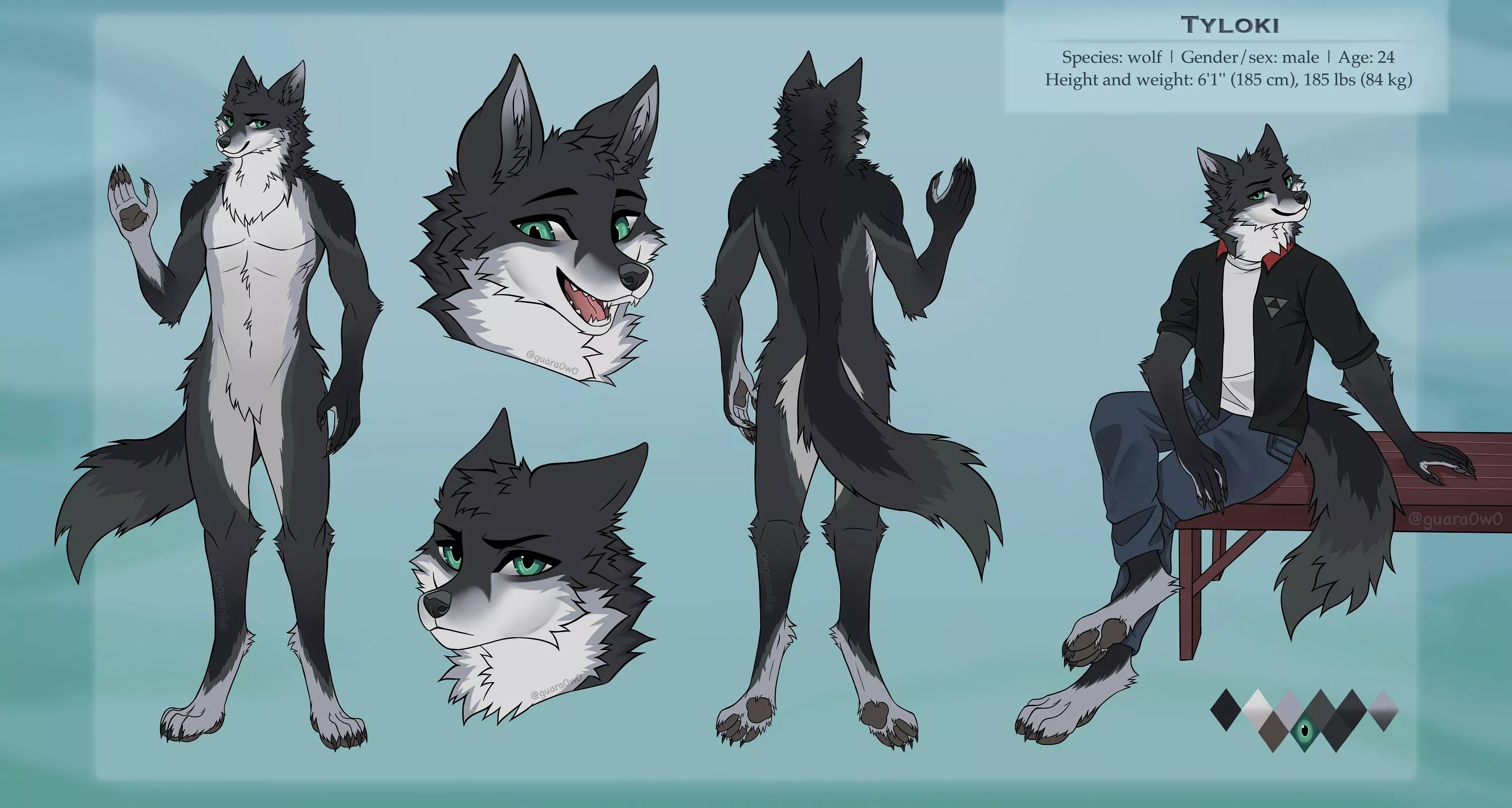 Reference sheet (art by me)