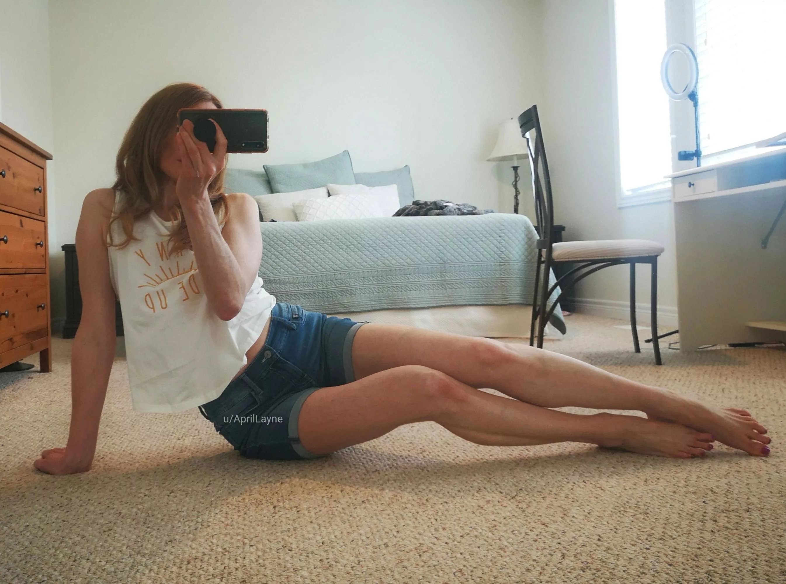 Short shorts were made for long legs