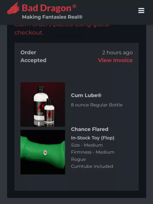 Snagged my first fantasy toy!