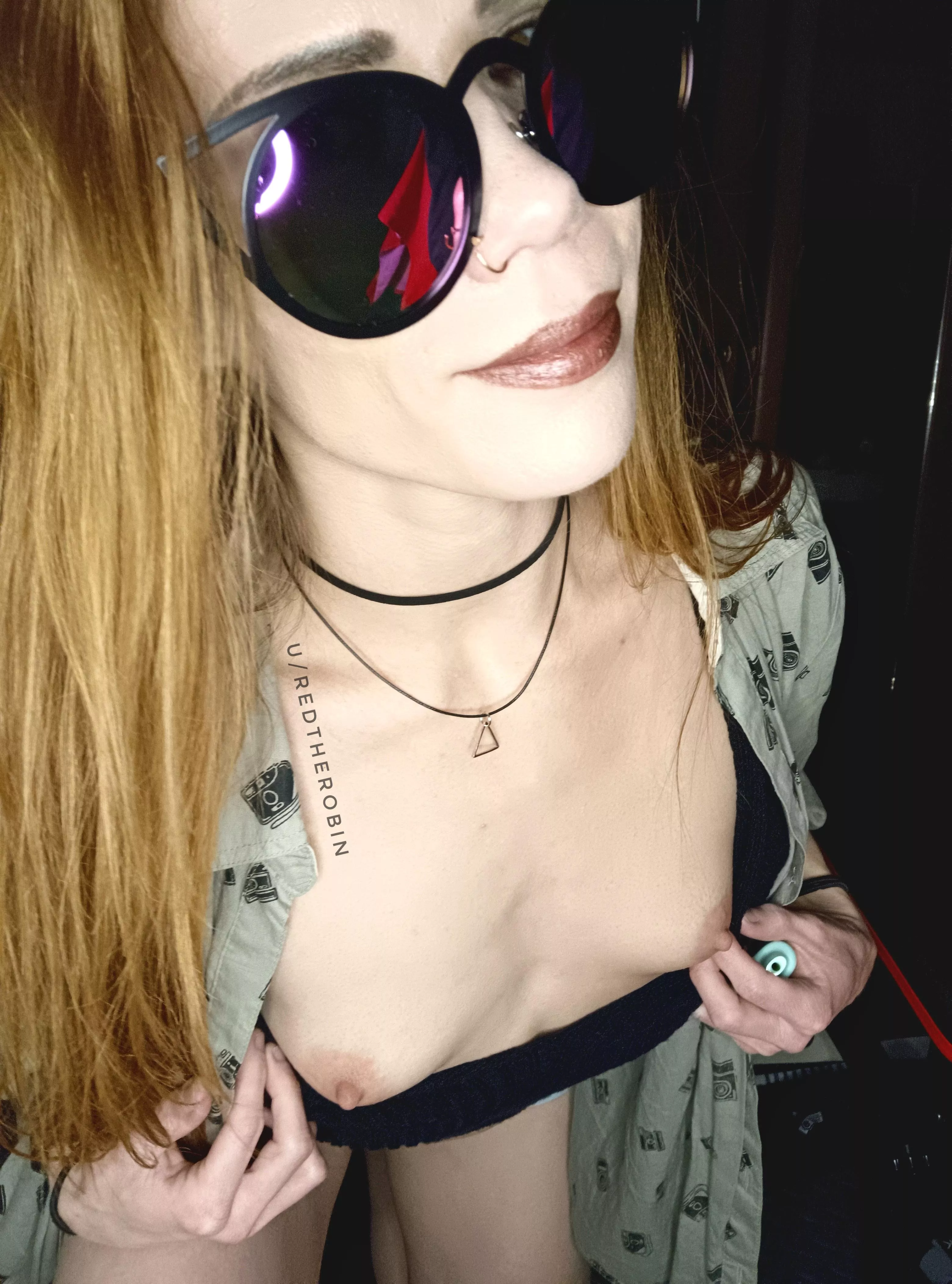 A quick little flash from your favorite redhead