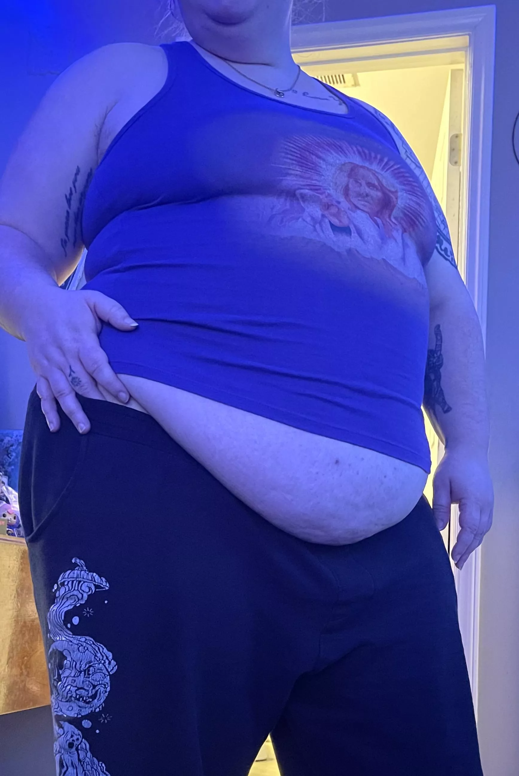 All my shirts are getting too small 😜