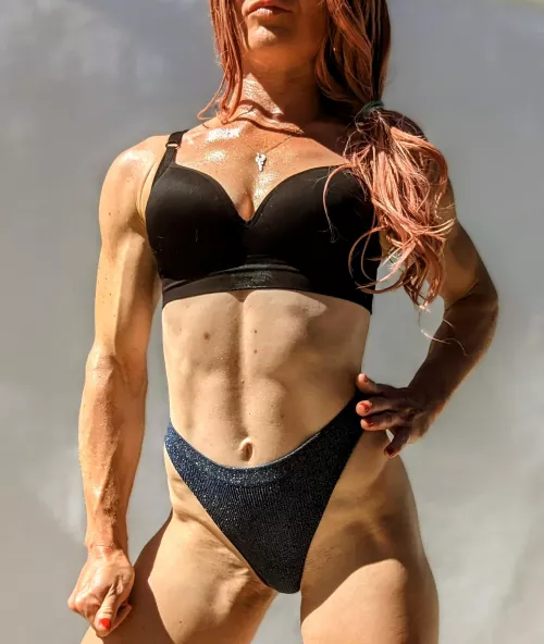 Athletic muscle build