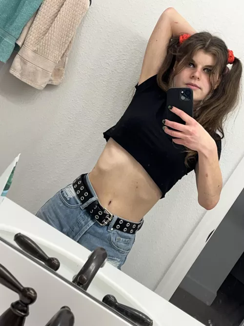Bathroom selfie