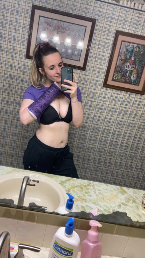 cum help me take a shower since my hubby says it’s too much work