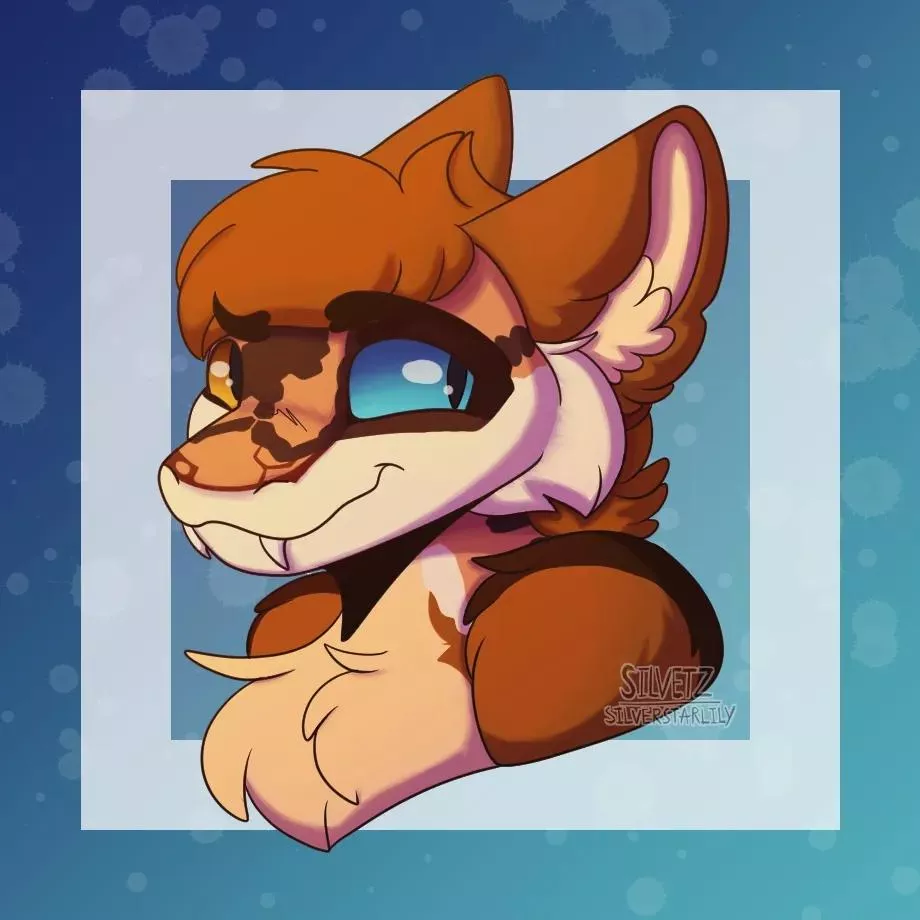 fluffy snek [art by me, silver.starlily on Instagram]