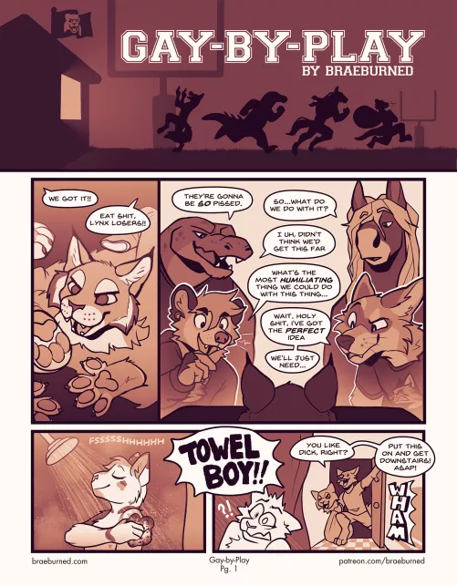 Gay-By-Play pg 1 (artist: Braeburned)