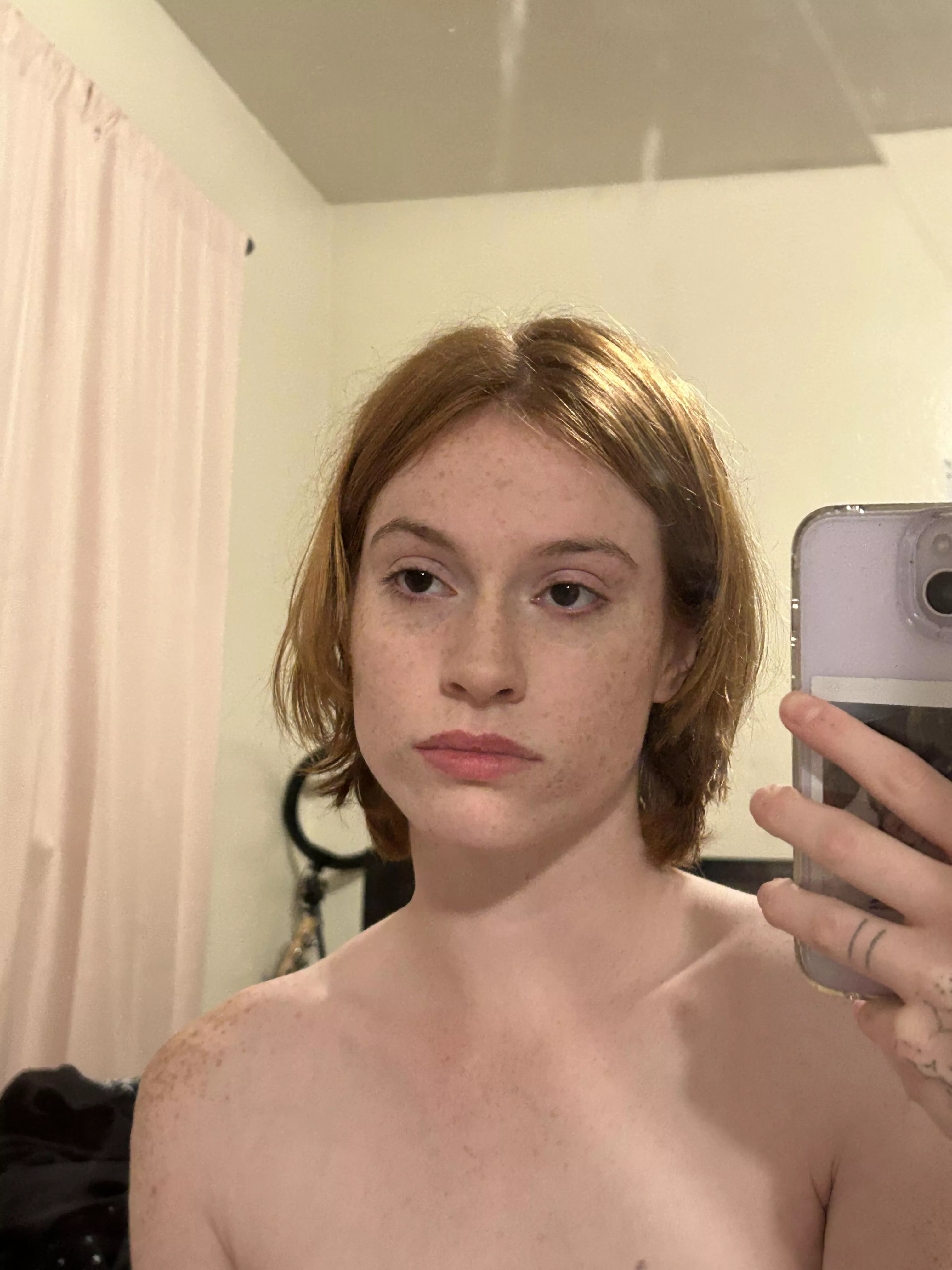 growing my hair out :3