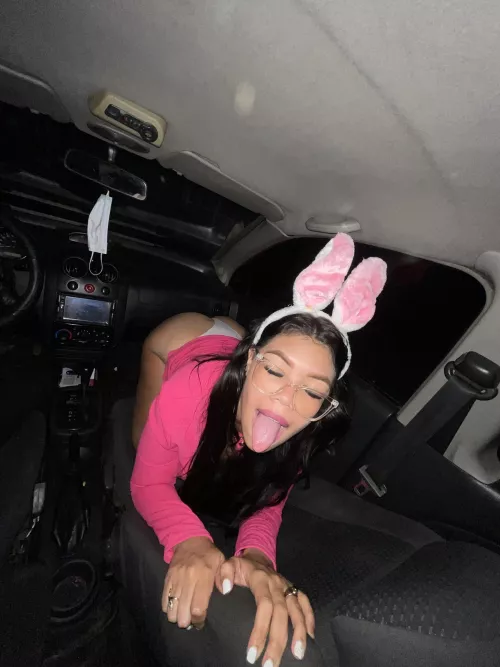 I like that they see me being a whore in the car