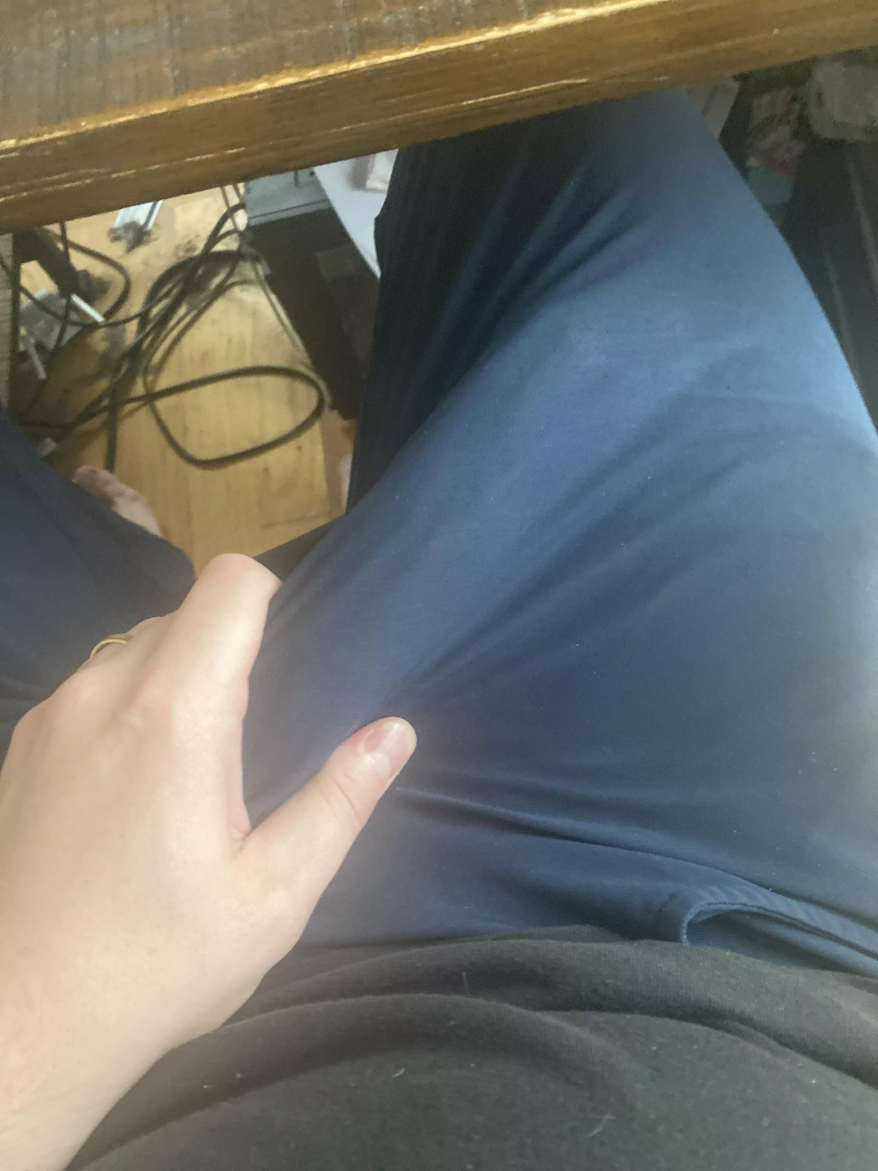 Ignore the messy desk