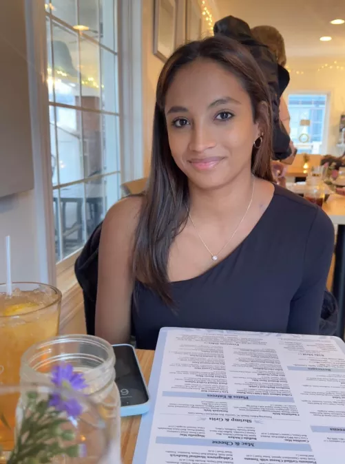 My soft smile 😇 Italian & Colombian