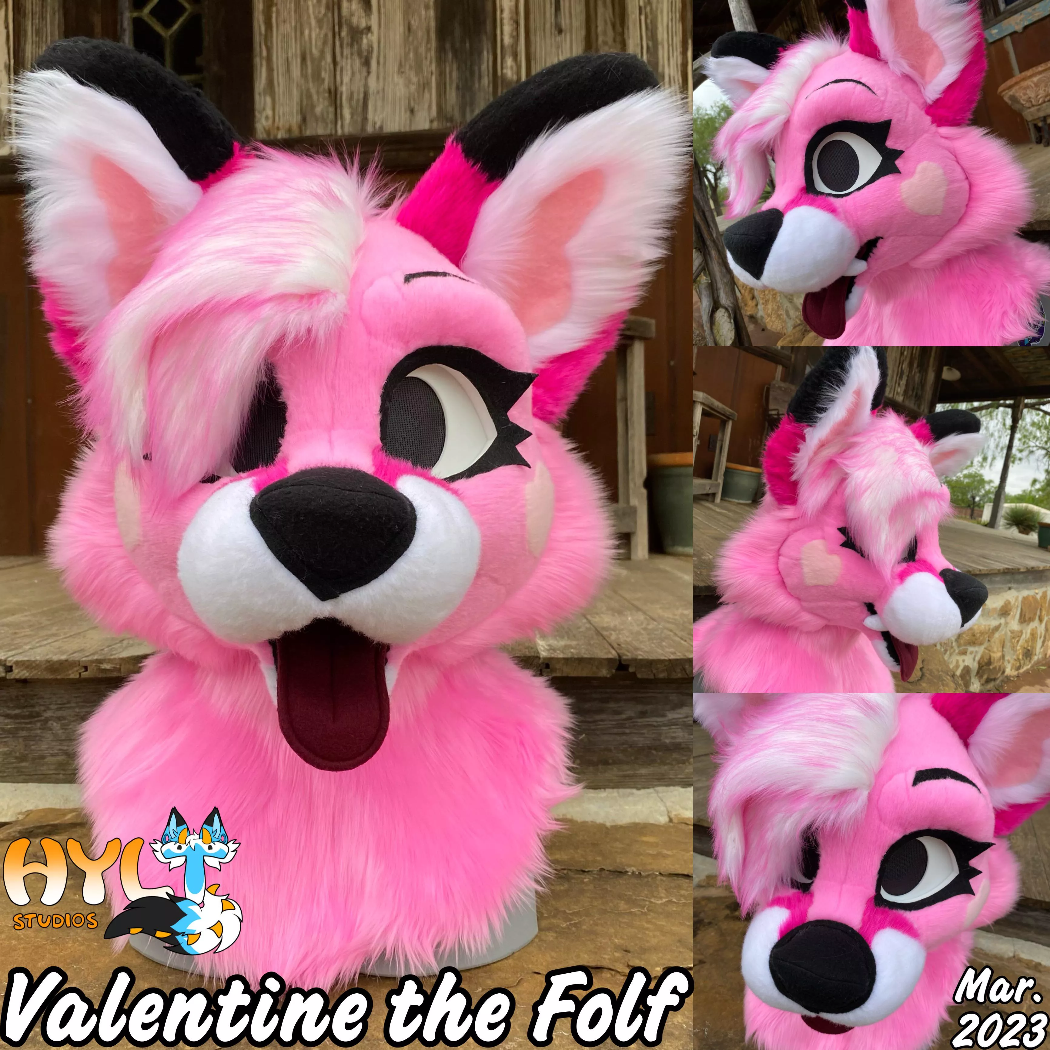 Newest Fursuit - 💕Valentine the Folf💕