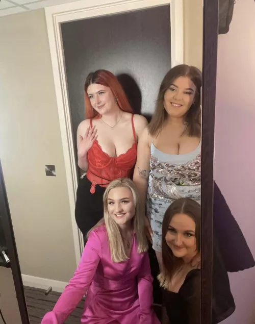 Red, pink, blue, black?