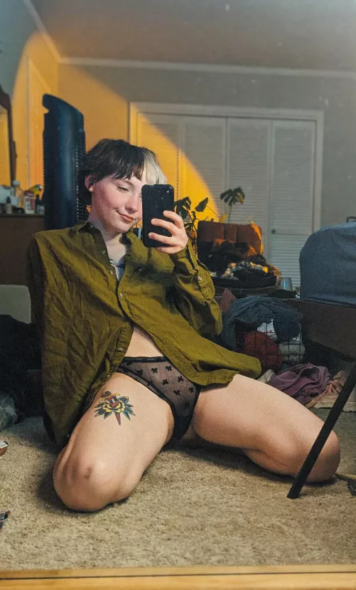 saved a spot for u! (my lap)