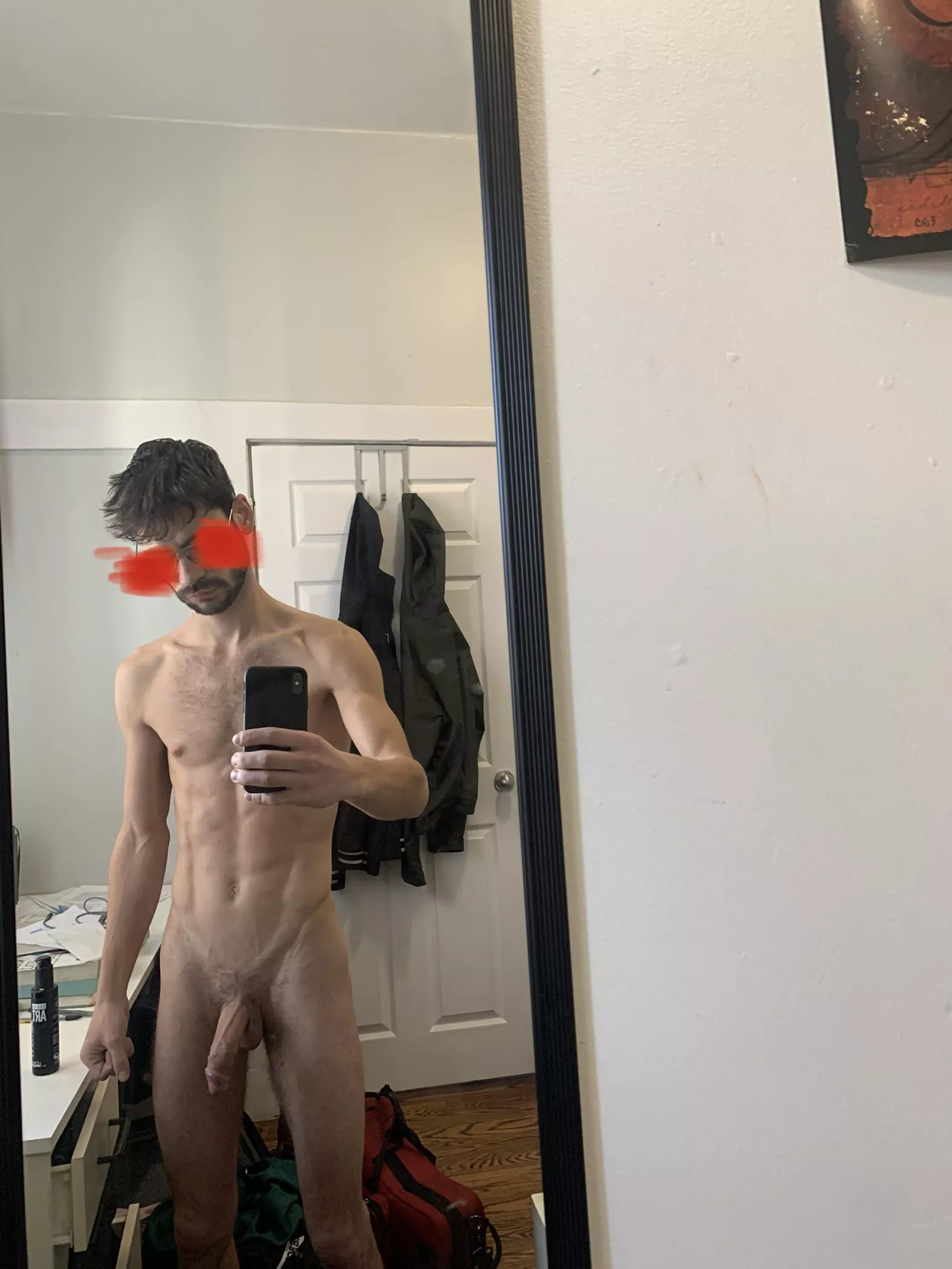 Skinny body with dick