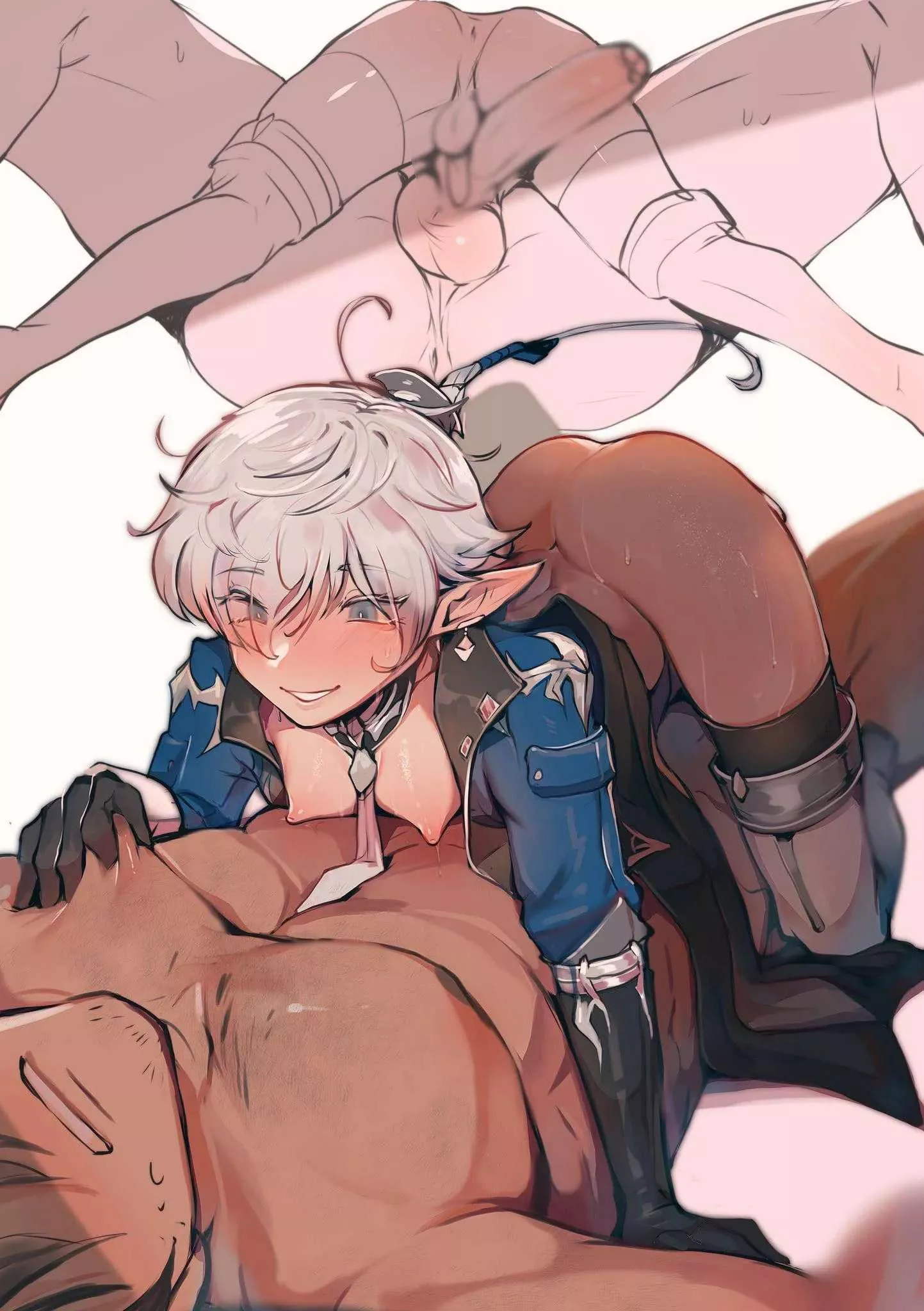 teasing bigger boys :p