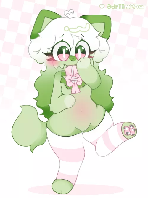 Tfw you turn into a sprigatito (OC)