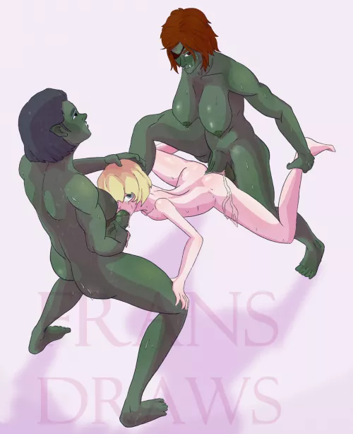 the orcs found something in the trees in the trees. by: me