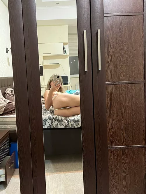 The tiniest g string I've ever worn!