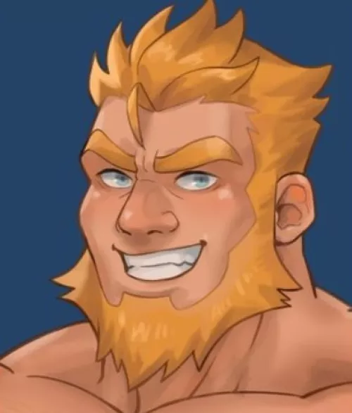 This man's smile by Cerberus_Arts