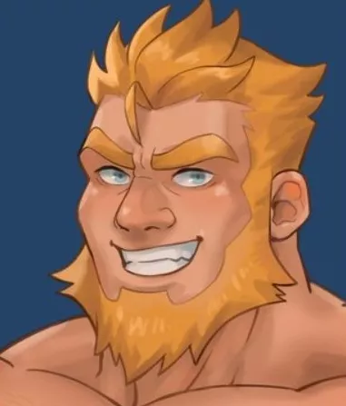 This man's smile by Cerberus_Arts