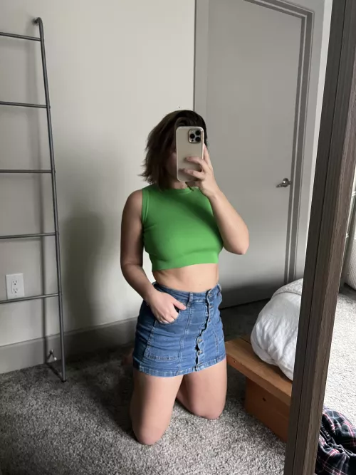 Todays crop top 💚