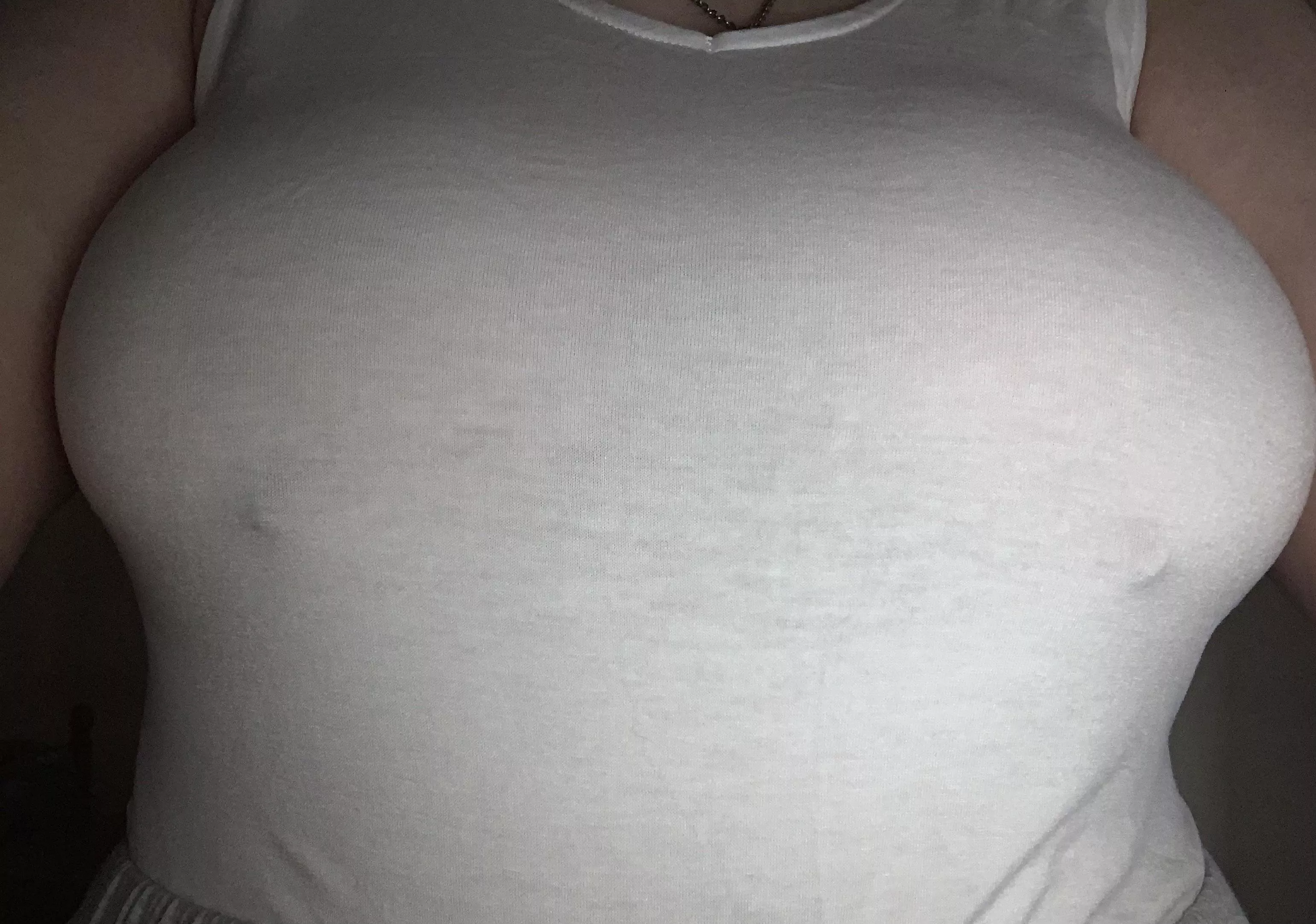 vest top & big boobs :) f19
