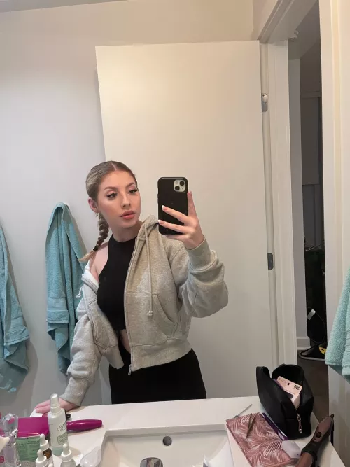 Wanna do it on the sink?