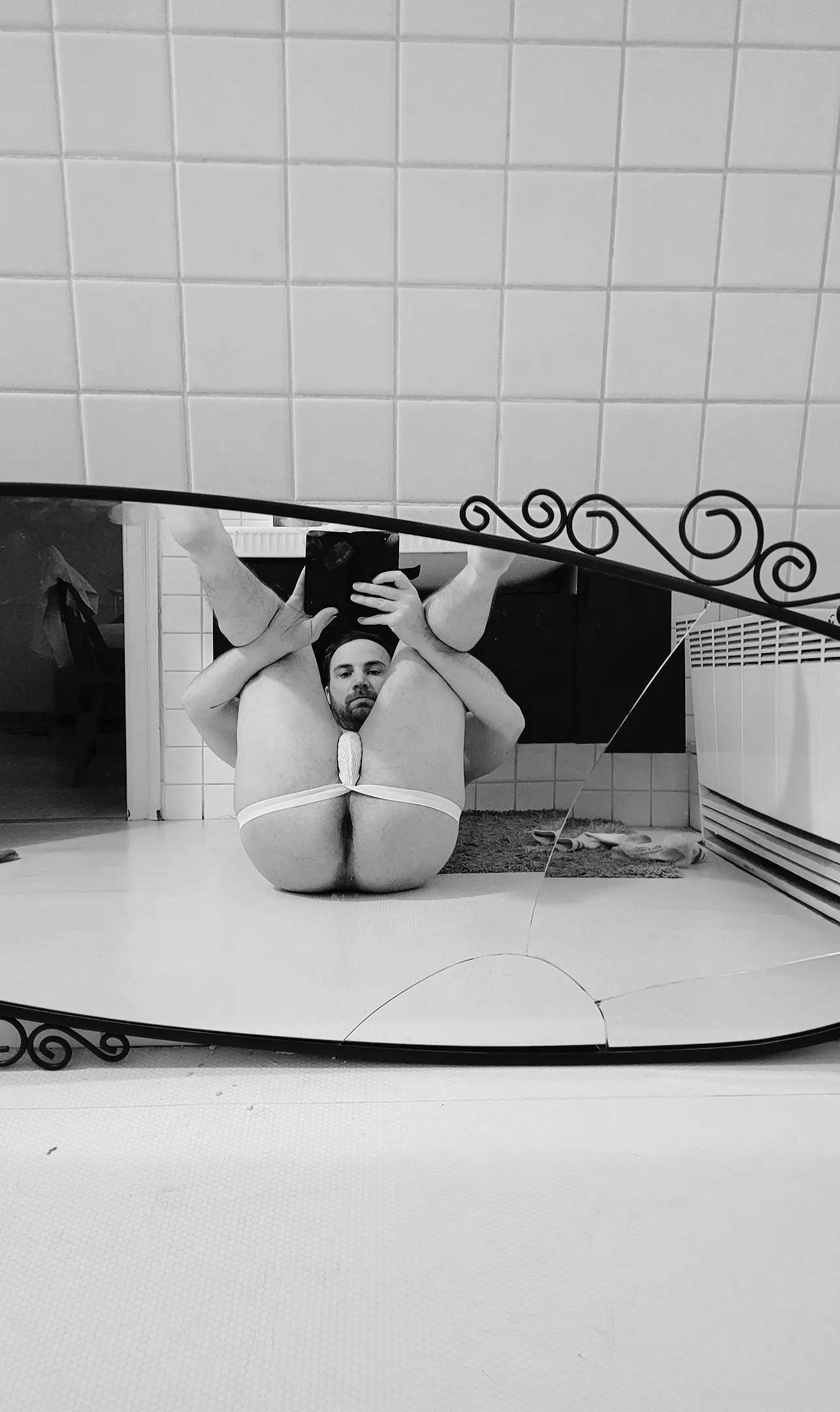 Wearing a jockstrap always gets me naughty!