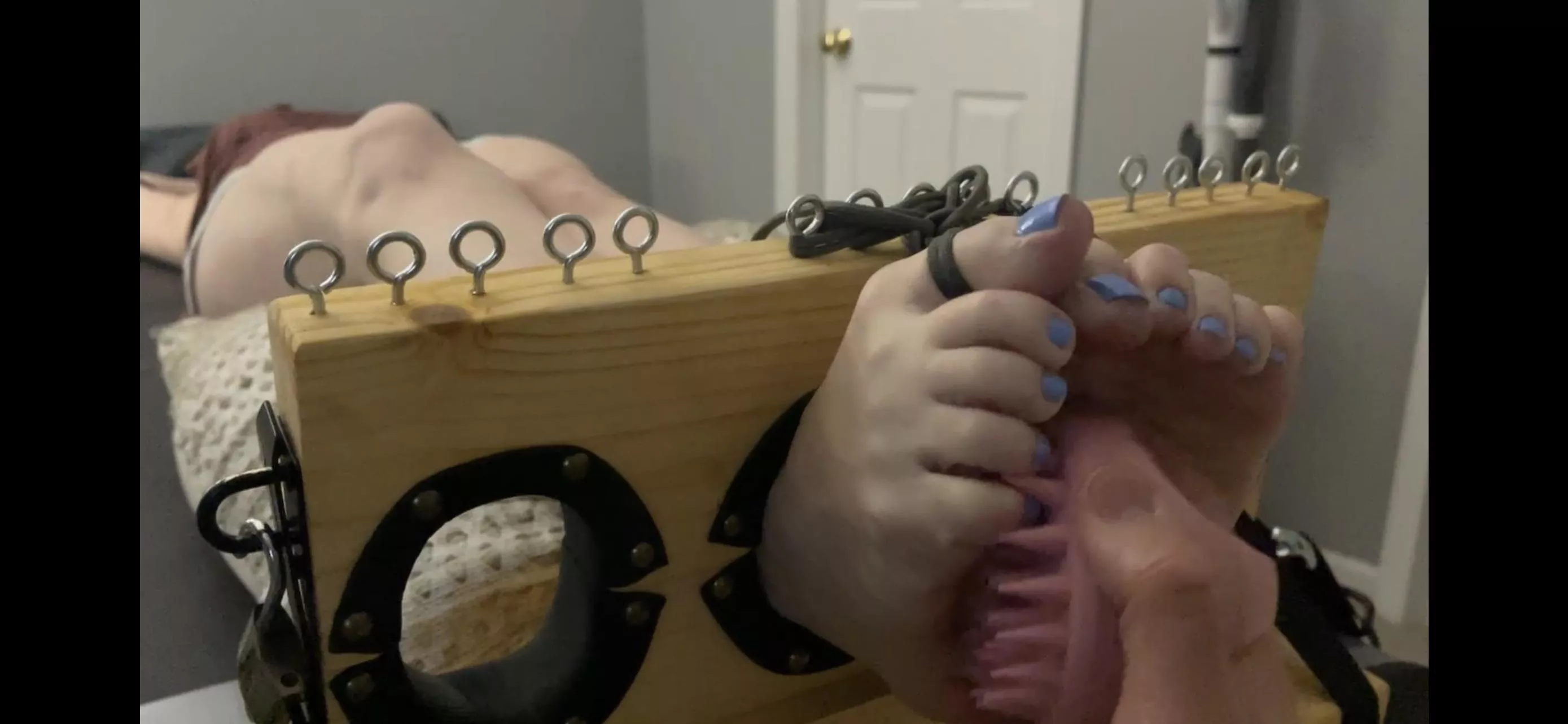 Wife’s soles scrubbed (DMs welcome)