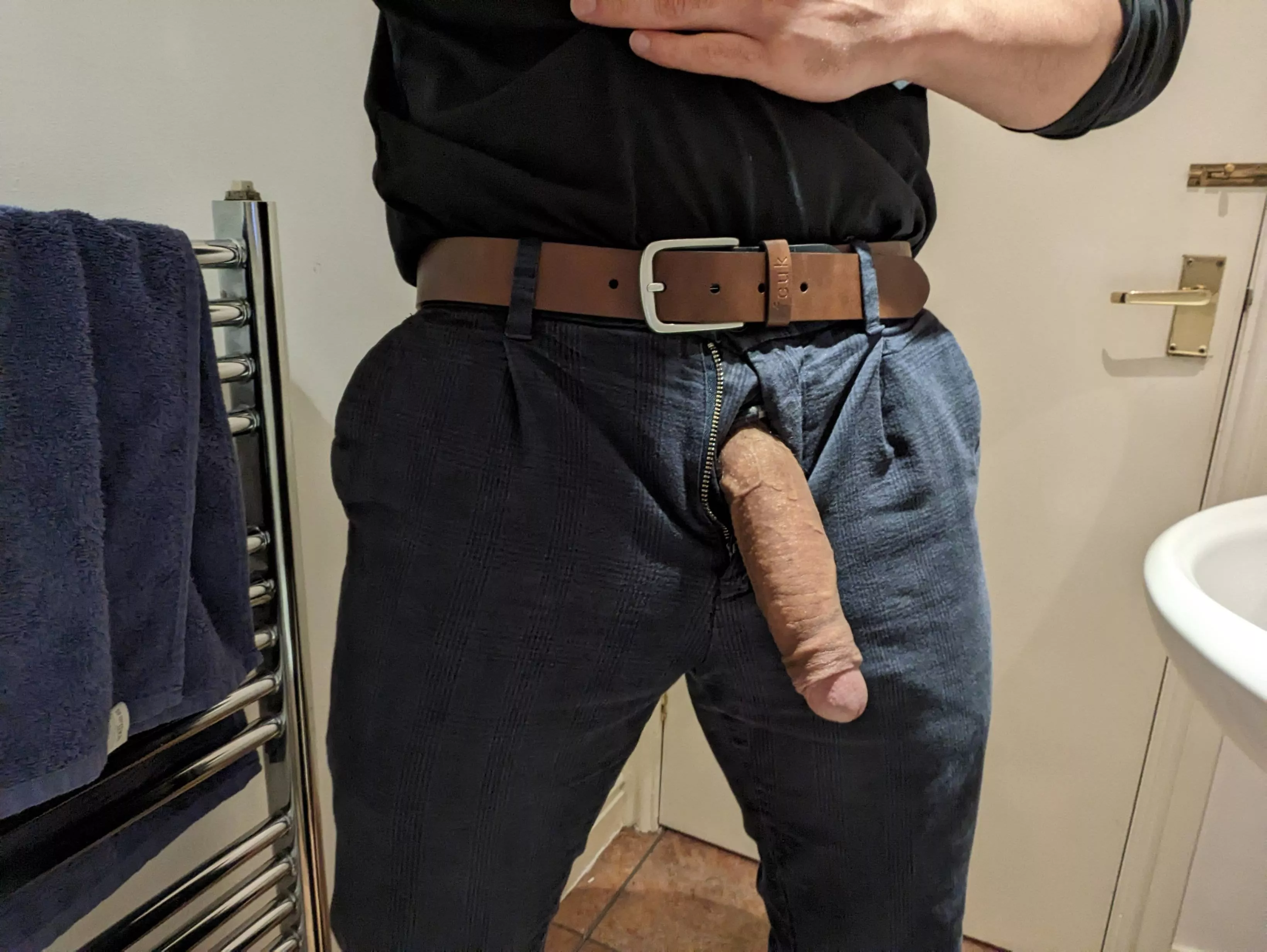 Would you mind if my trouser snake fell out?
