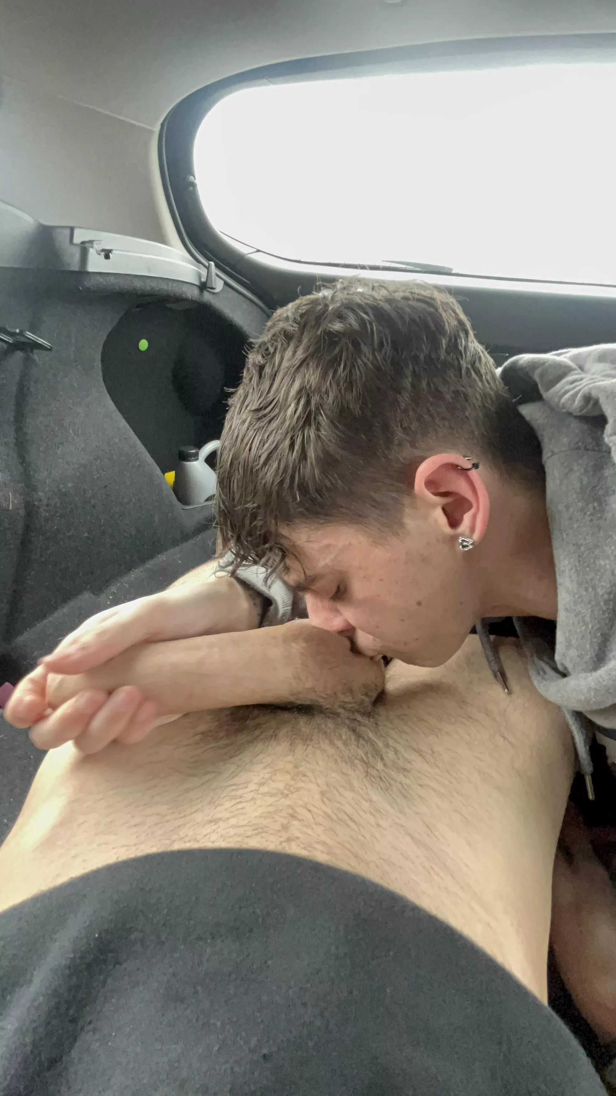 Ya boy got sucked in a carpark at the gym. He swallowed everything