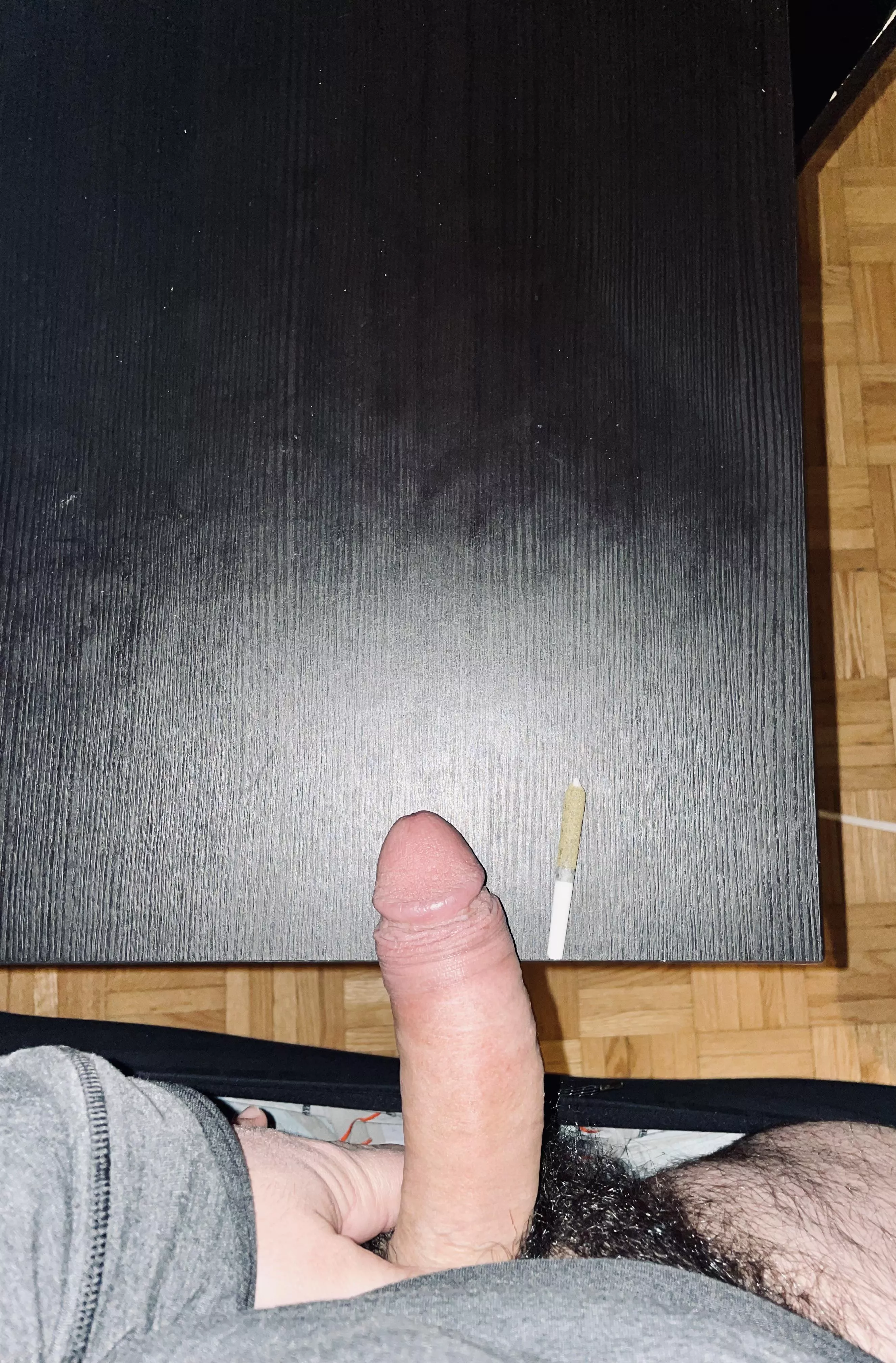 1:00a(m) and I think it’s time for my final toke, which means my 6+ hours of edging has to cum to an end 🍆💦