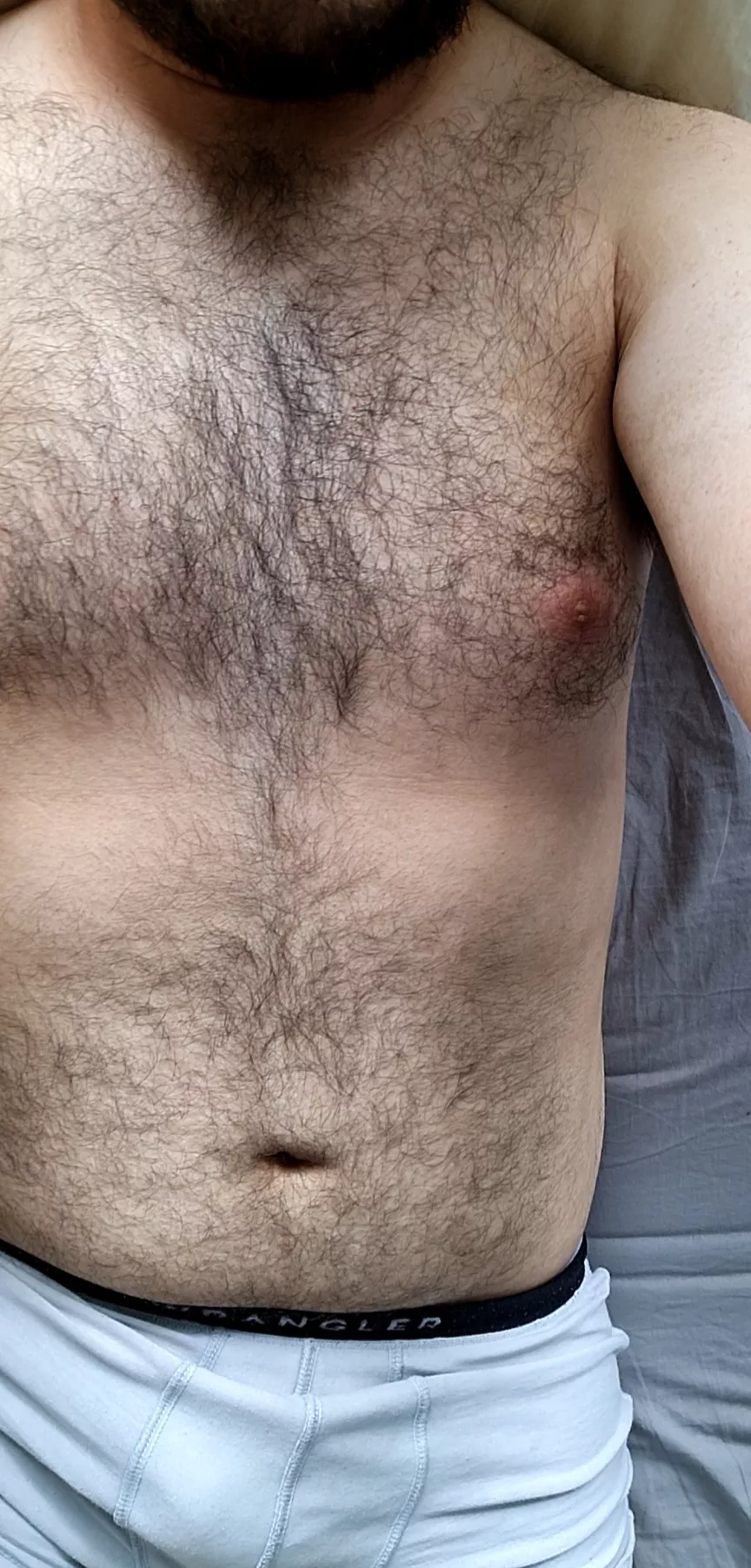 30 hairy uncut latino dadbod looking to jerk off, chat and cum with a fit or slim guy. Longterm+++. Add me hairyargn6