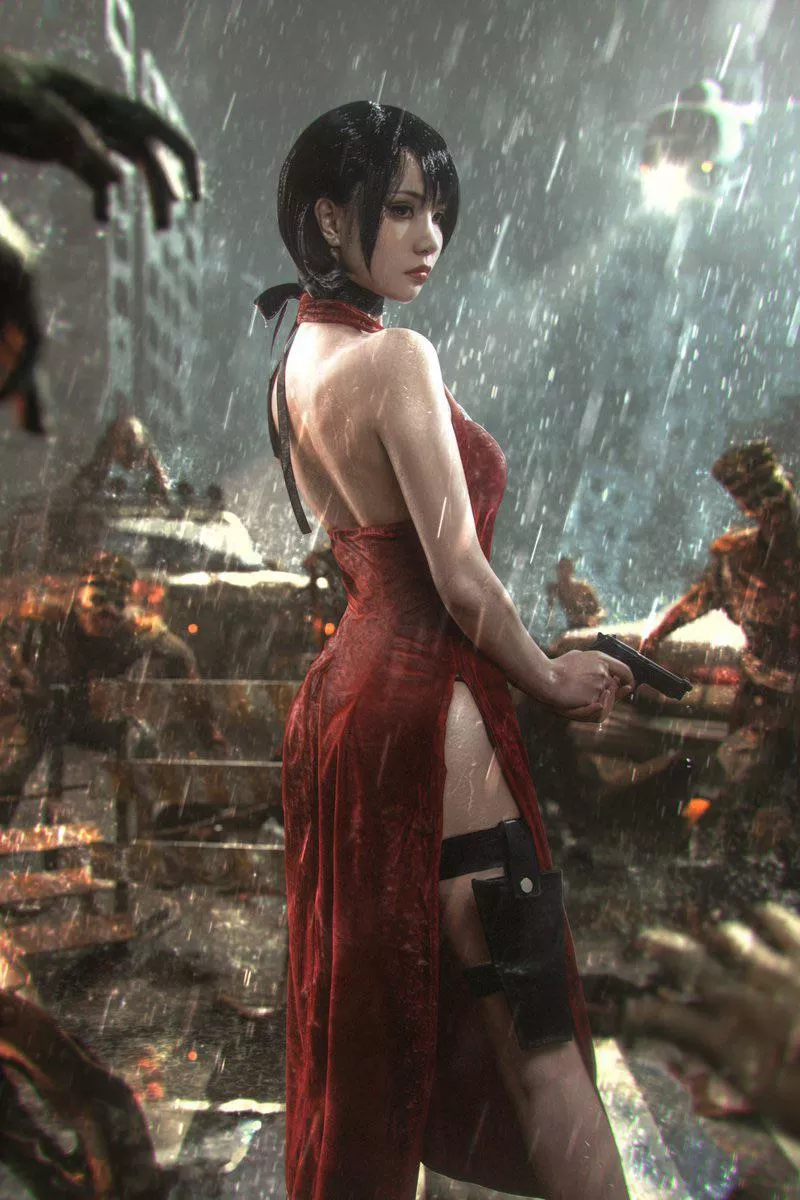 Ada Wong from Resident Evil 4 (with background this time) - Self