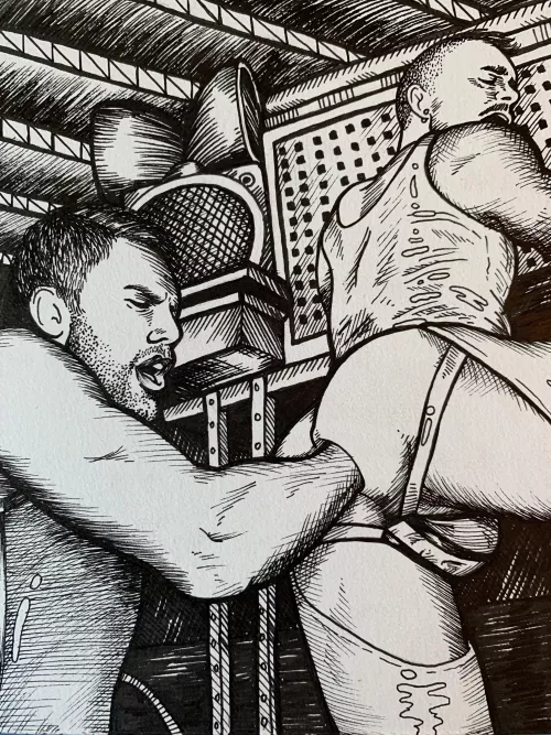 Axels Abyss (2023, pen + ink)